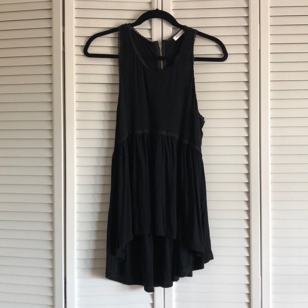 High low babydoll tank